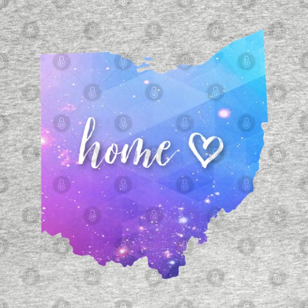 Ohio Galaxy Geometric "Home" by broadwaygurl18